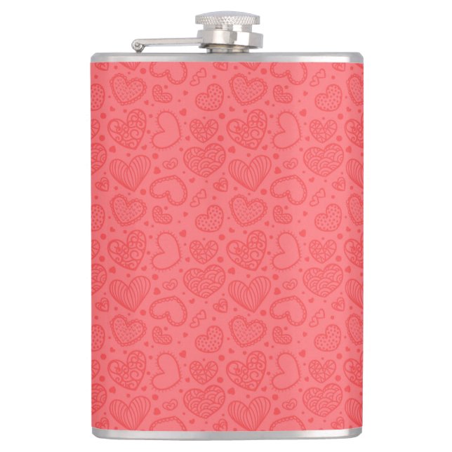 Cantil Red Hearts Flask Love (Frente)