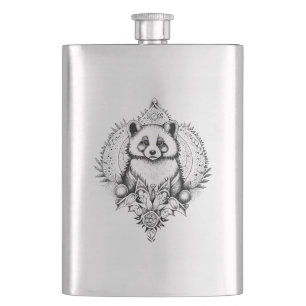 Cantil Red Panda Wild Animal Nature Ilustration Art Tatt
