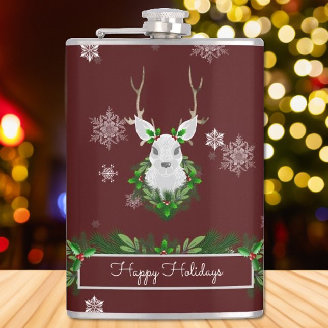 Cantil Red Reindeer Flask (Red Reindeer Flask)