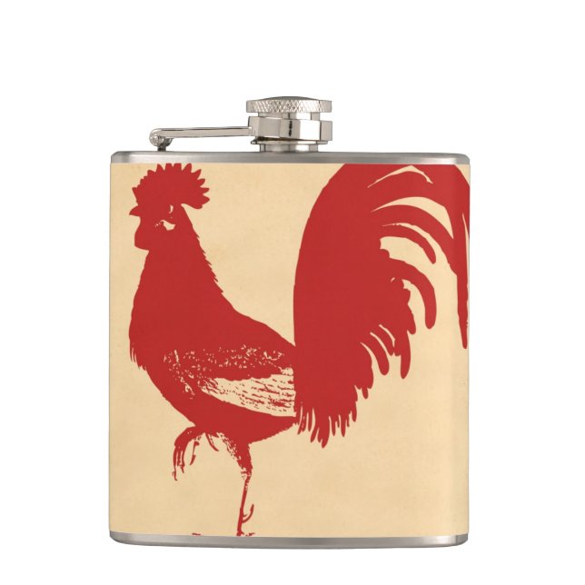 Cantil Red Rooster Flask (Frente)