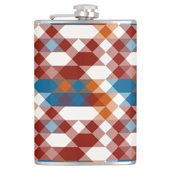 Cantil red white blue and orange geometric (Frente)