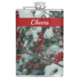 Cantil Red Winter Berries Christmas Holidy Drask