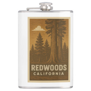 Cantil Red Woods National Park California Flask