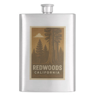 Cantil Red Woods National Park California Flask