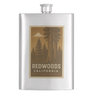 Cantil Red Woods National Park California Flask