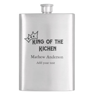 Cantil Rei da cozinha adicionar nome chef padaria culinár