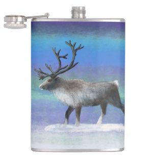 Cantil Reindeer no dia de inverno