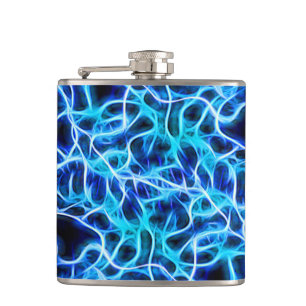 Cantil Relâmpago azul de néon elétrico da bobina de Te