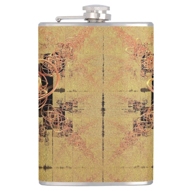 Cantil Retângulo de ouro (Frente)