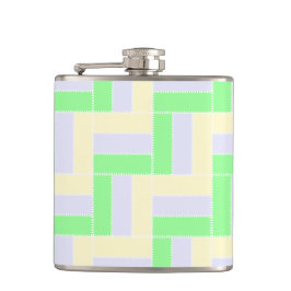 Cantil Retângulos de Pastel Linhas Brancas Padrão