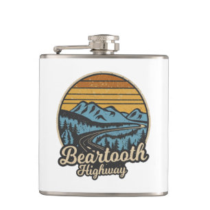 Cantil Retro de Wyoming na Estrada Beartooth Montana