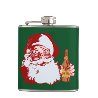 Cantil Retro Papai Noel com Natal de Cerveja