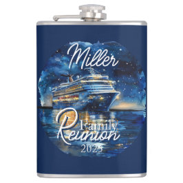 Cantil Reunião Familiar de Navio de Cruzeiro em Aquarela