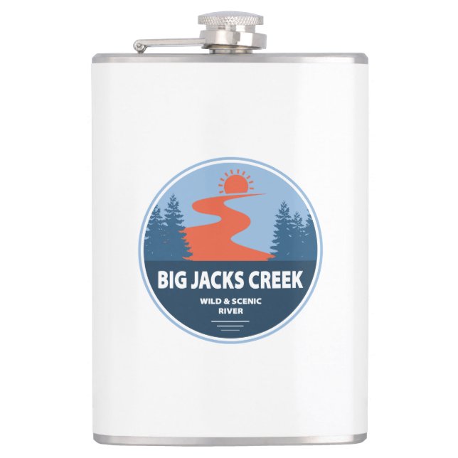 Cantil Rio Big Jacks Creek Selvagem e Cênico Idaho (Frente)