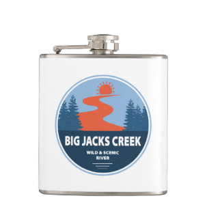 Cantil Rio Big Jacks Creek Selvagem e Cênico Idaho