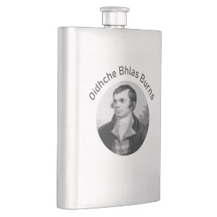 Cantil Robbie Burns - Oidhche Bhlas Burns Gaélico em Cinz