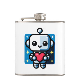 Cantil Robô Corajoso - Arte De Amor Inspirada Na Tecnolog