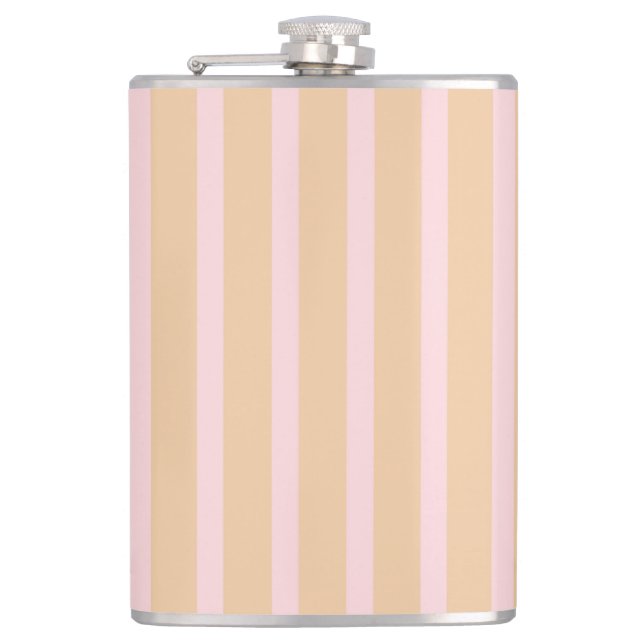 Cantil Rosa Moderno Taffy de Pêssego Listrado (Frente)