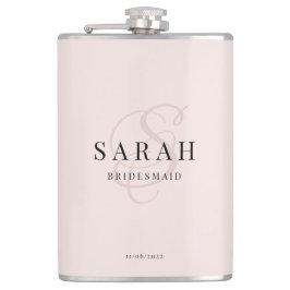 Cantil Rosa Monograma de Caligrafia Elegante Oferta de Po