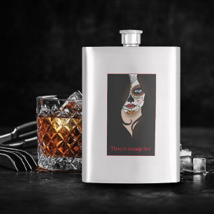 Cantil Rosa Sugar SKull Retrato