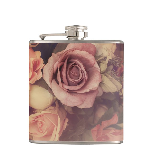 Cantil Rosa Vintage (Mother's Day Vintage Rose Flask!)