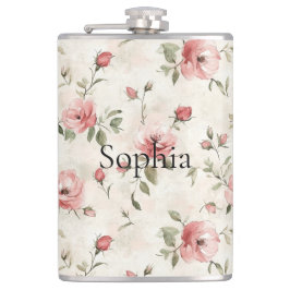 Cantil Rosas Cor-de-Rosa Floral