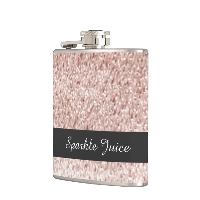 Cantil Rose Brilho Falso Glitter Suco (Esquerda)