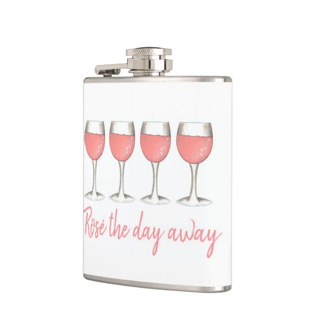 Cantil Rosé, no dia em que o vinho de vidro rosa rosa fic (Esquerda)