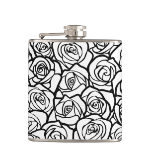 Cantil Roseiras negras e brancas de Girly Vintage