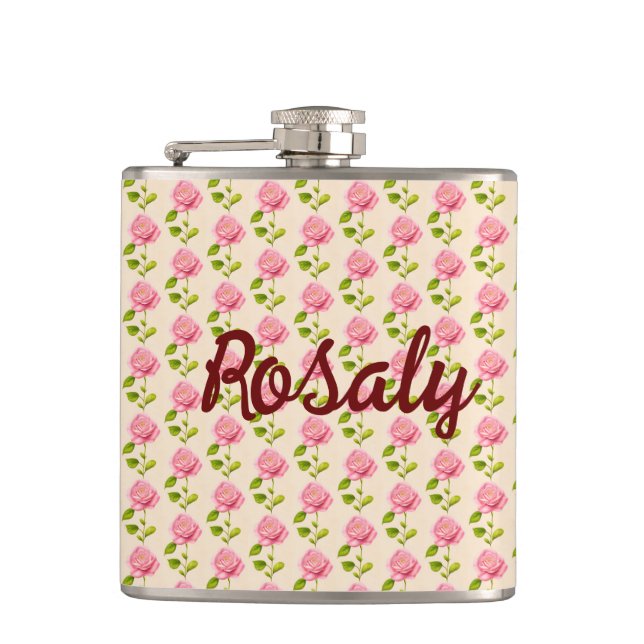 Cantil Rosen Muster rosa pink (Frente)