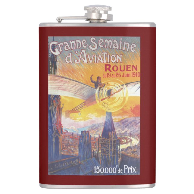 Cantil Rouen, France - piloto e plano (Frente)