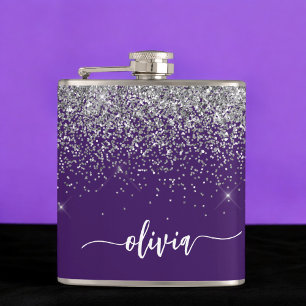 Cantil Roxo Silver Glitter Girly Monographic Nome