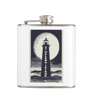 Cantil Rua: Helena Island Michigan Lighthouse Moon