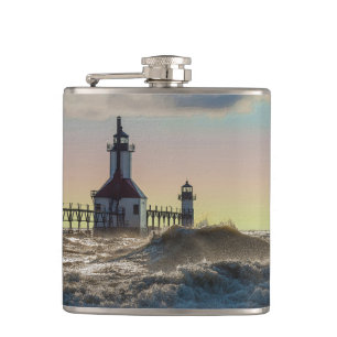 Cantil Rua Joseph Lighthouse Painterly Flask