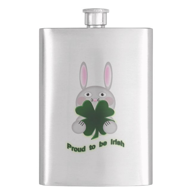 Cantil Rua. Patricks Bunny Orgulha ser irlandês Shamrock (Frente)
