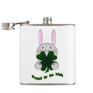 Cantil Rua. Patricks Bunny Orgulha ser irlandês Shamrock
