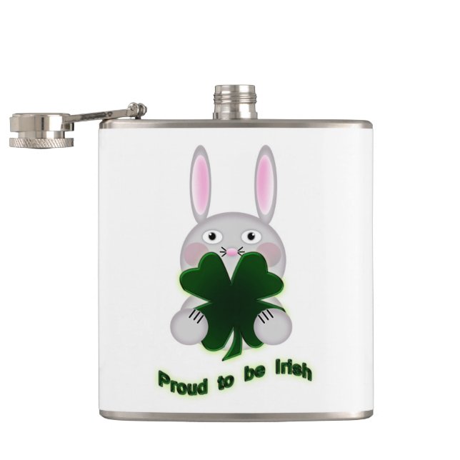 Cantil Rua. Patricks Bunny Orgulha ser irlandês Shamrock (Aberto)