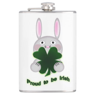 Cantil Rua. Patricks Bunny Orgulha ser irlandês Shamrock