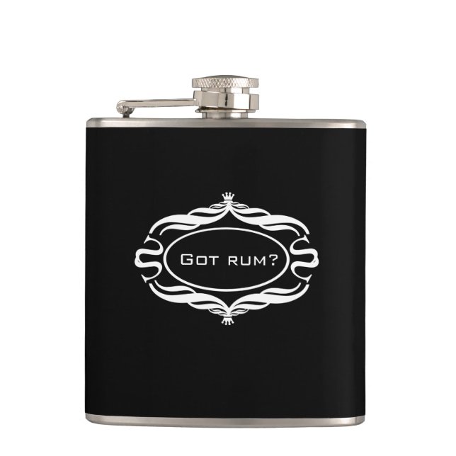 Cantil Rum obtido garrafa engraçada (Frente)