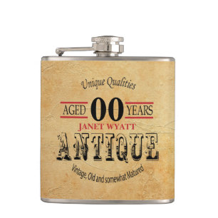 Cantil Rustic Antique 00th Birthday