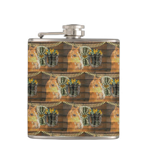 Cantil Rústico Cavalo Girassol Vagão Roda Cowboy Boots F