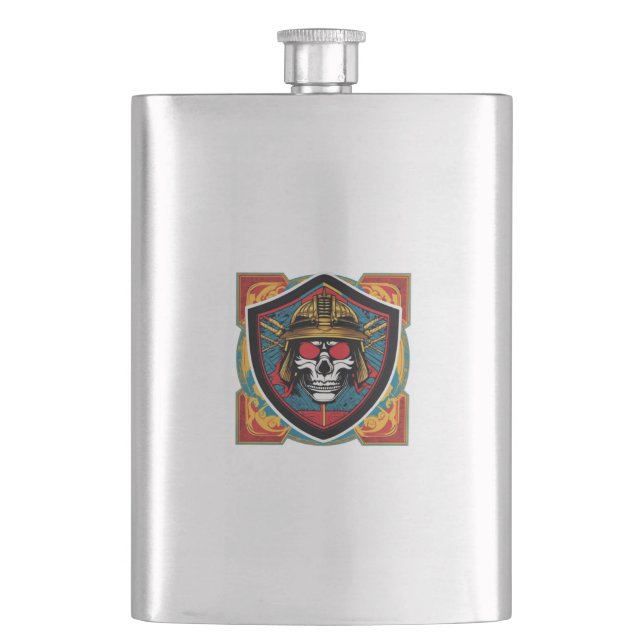 Cantil Samurai Warrior Flask (Frente)