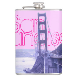 Cantil San Francisco cor-de-rosa feminino golden gate