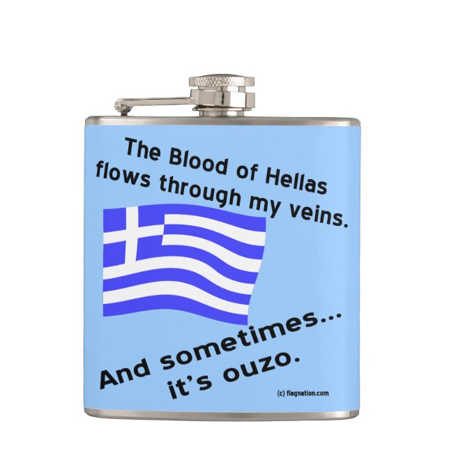 Cantil Sangue da Hélade e Ouzo (Frente)
