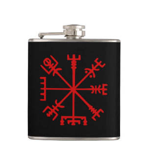Cantil Sangue Red Vegvísir (Viking Compass)