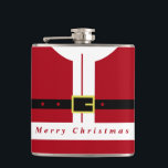 Cantil Santa Claus Christmas Flask<br><div class="desc">Frascos de Natal do Papai Noel - Design MIGNED - Personalizável</div>