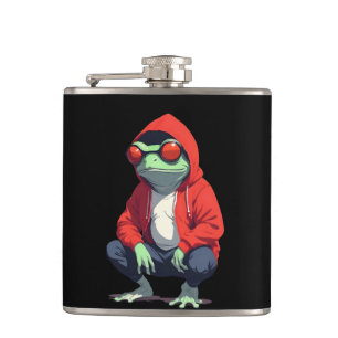 Cantil Sapo Vestindo Hoodie Funny Legal Caráter Animal