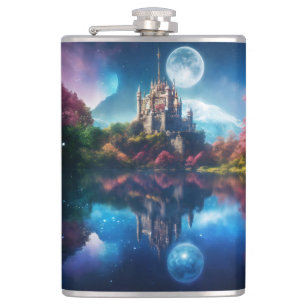 Cantil "Sapphire Serenity: Elixir Flask Embalado Com Vini