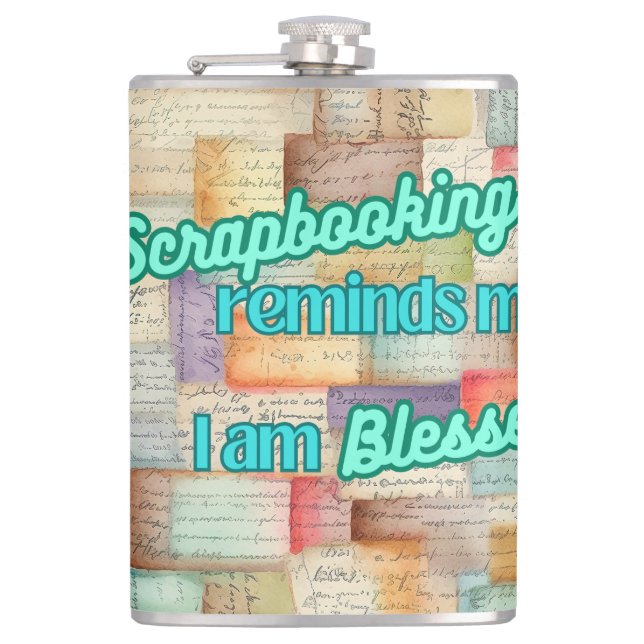 Cantil Scrapbooking me lembra que sou abençoado (Frente)