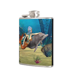 Cantil Sereia com Golfinho